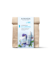 Zestaw HYDRATION HI-LURONIC – Zestaw nawilżający: krem + serum + kosmetyczka [lniana]